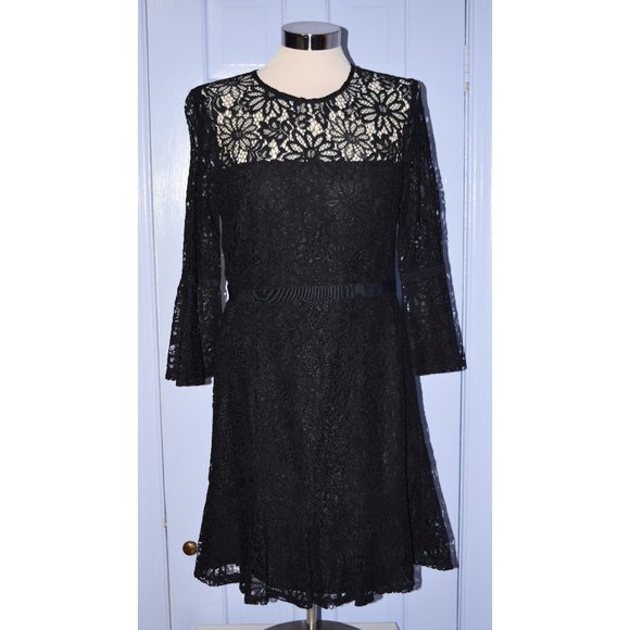 Nanette Lepore Dresses & Skirts - Nanette Lepore Black lace dress size 8